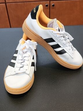 adidas Grand Court Alpha "White Flash Orange"